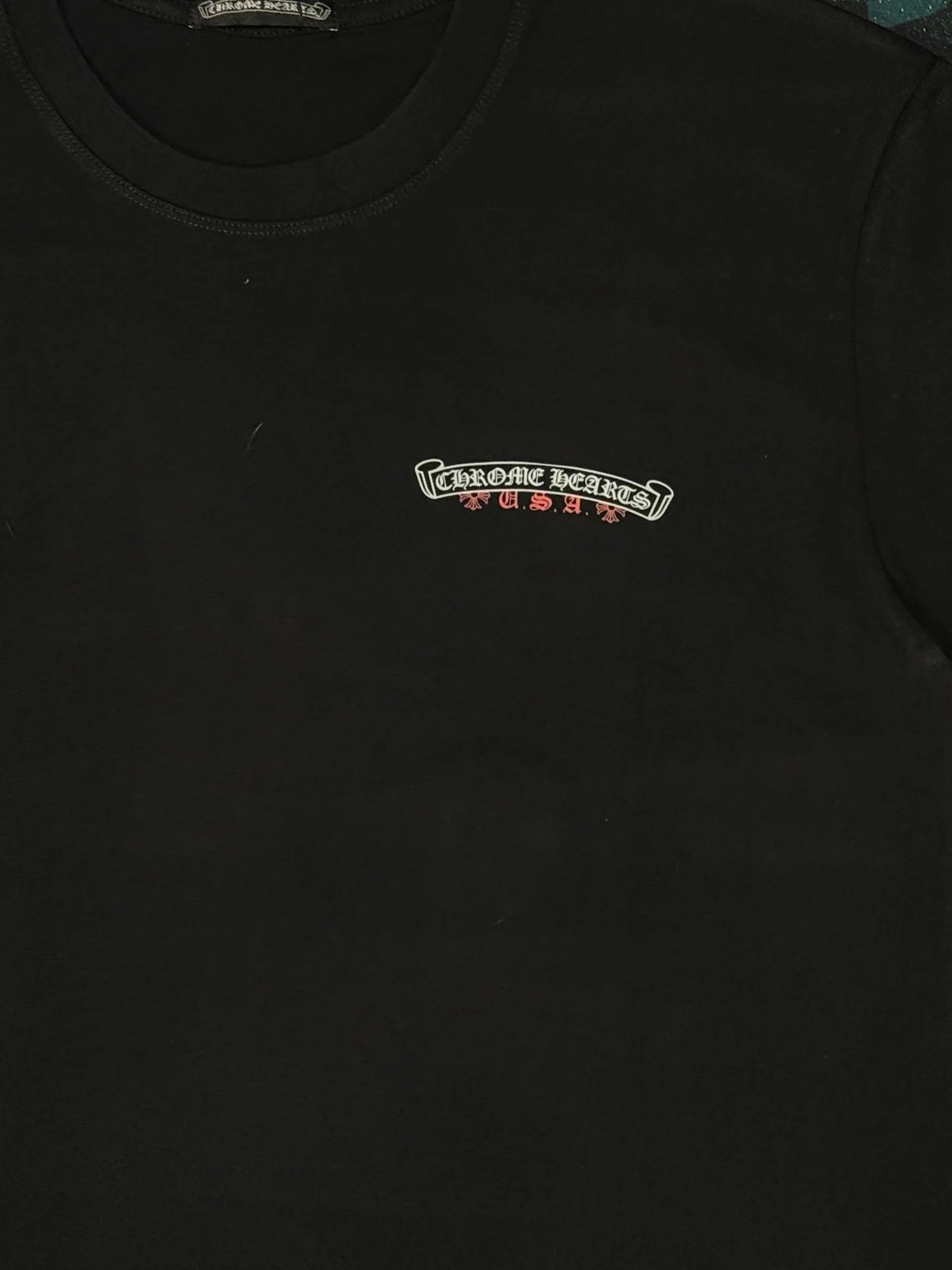 （ ） :YH 010 CH LOGO 1:1 Same Style 32 Breathable 1x 1 oversize 1:1 :White Black Size:S-XL